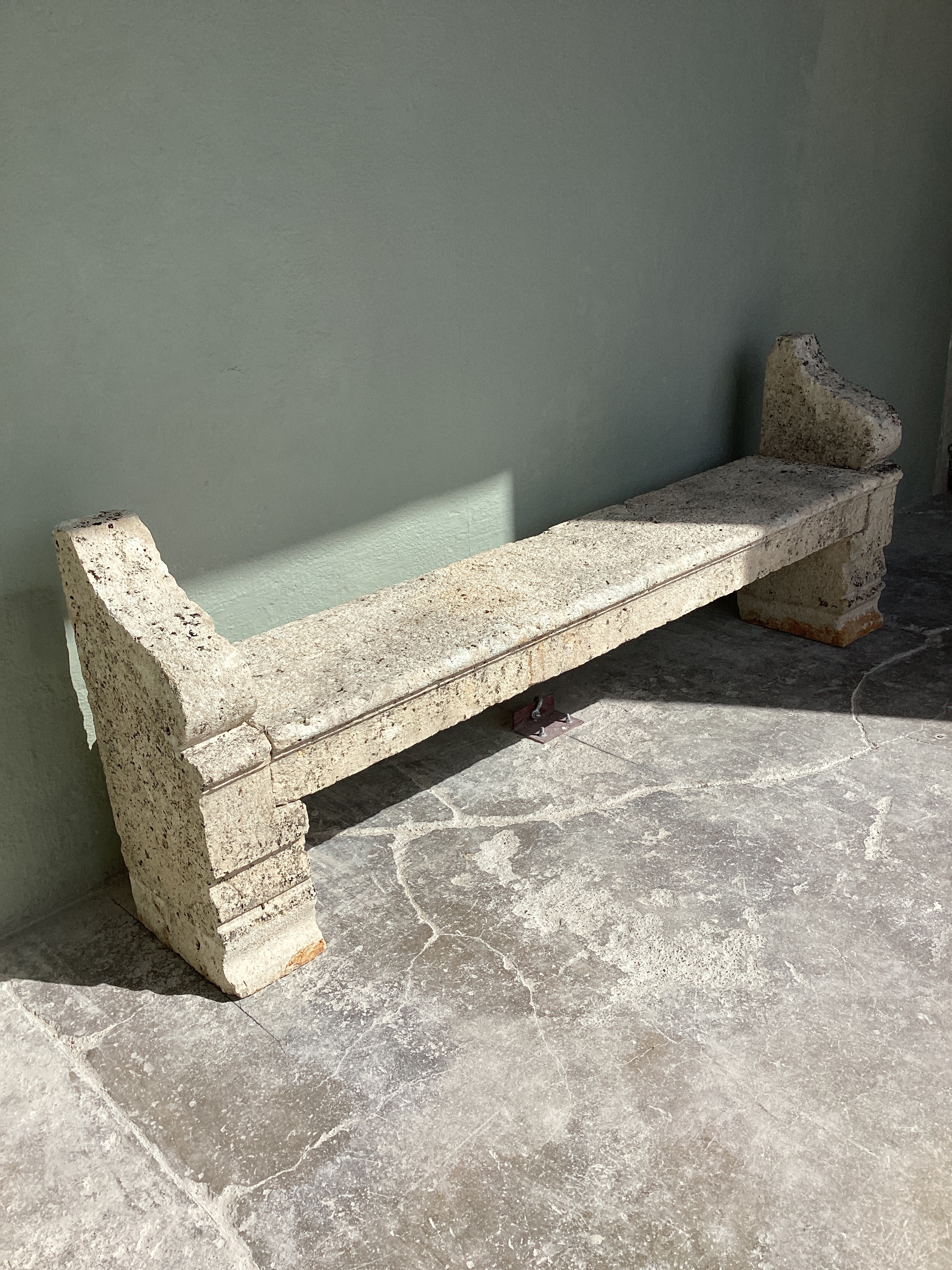 19th c. Stone Bench from the Property of a small Chateau in Rainville, a village in the Vosges region of France - image 2